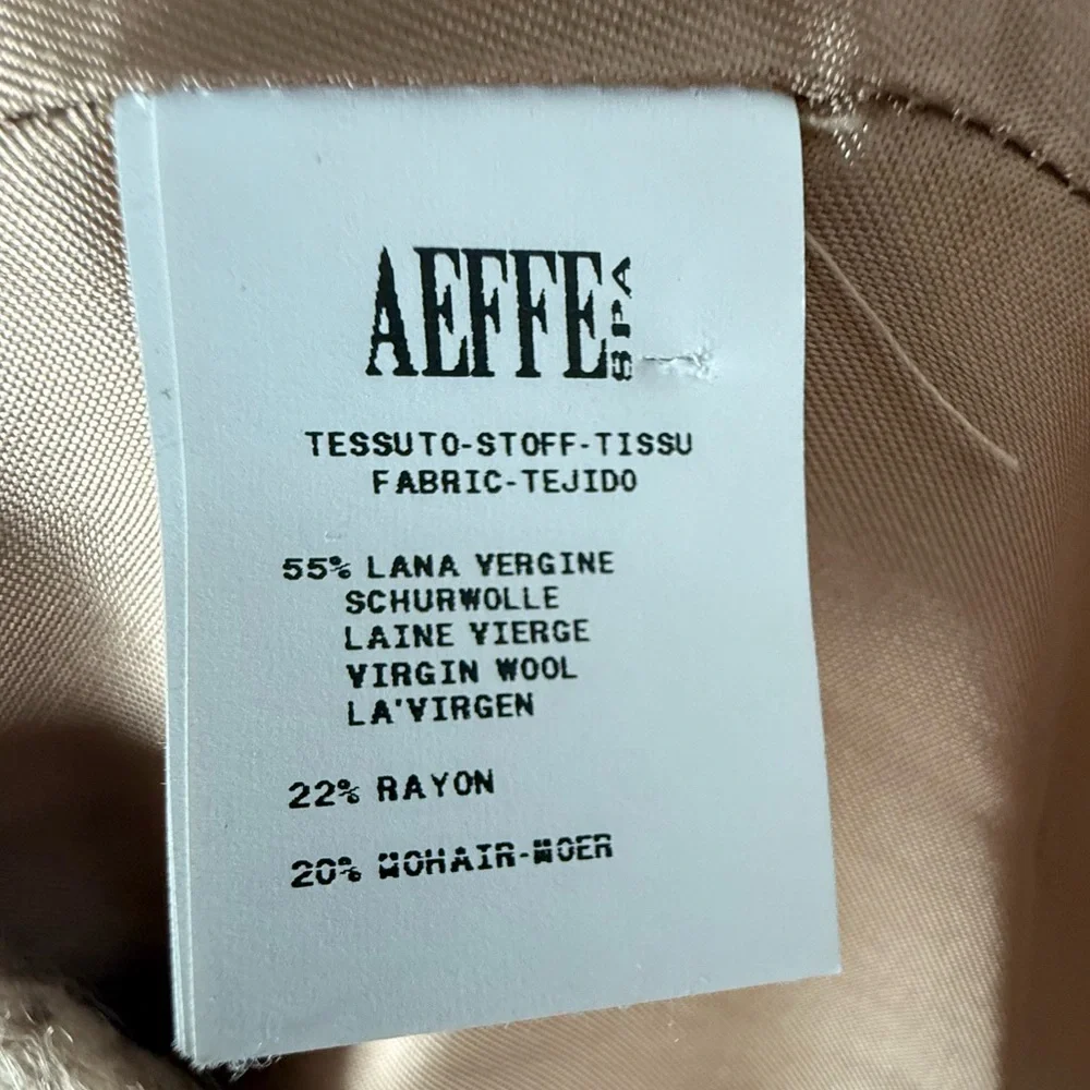 Philosophy di Lorenzo Serafini Tan Virgin Wool Coat - Small - Picture 5 of 7